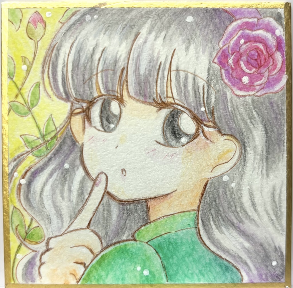 ポップンミュージック  さなえ♡ちゃん　豆色紙