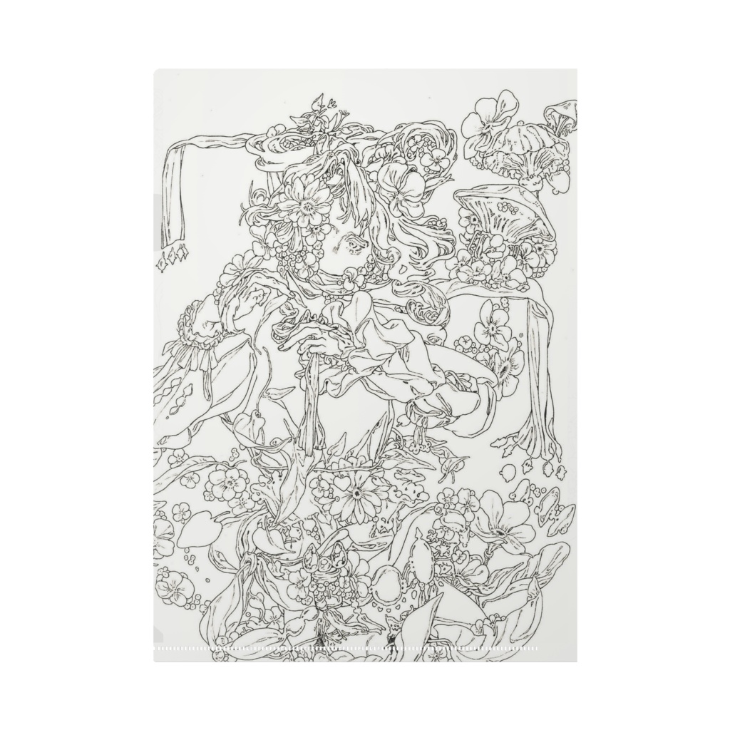 A4クリアファイル ❀ 001.