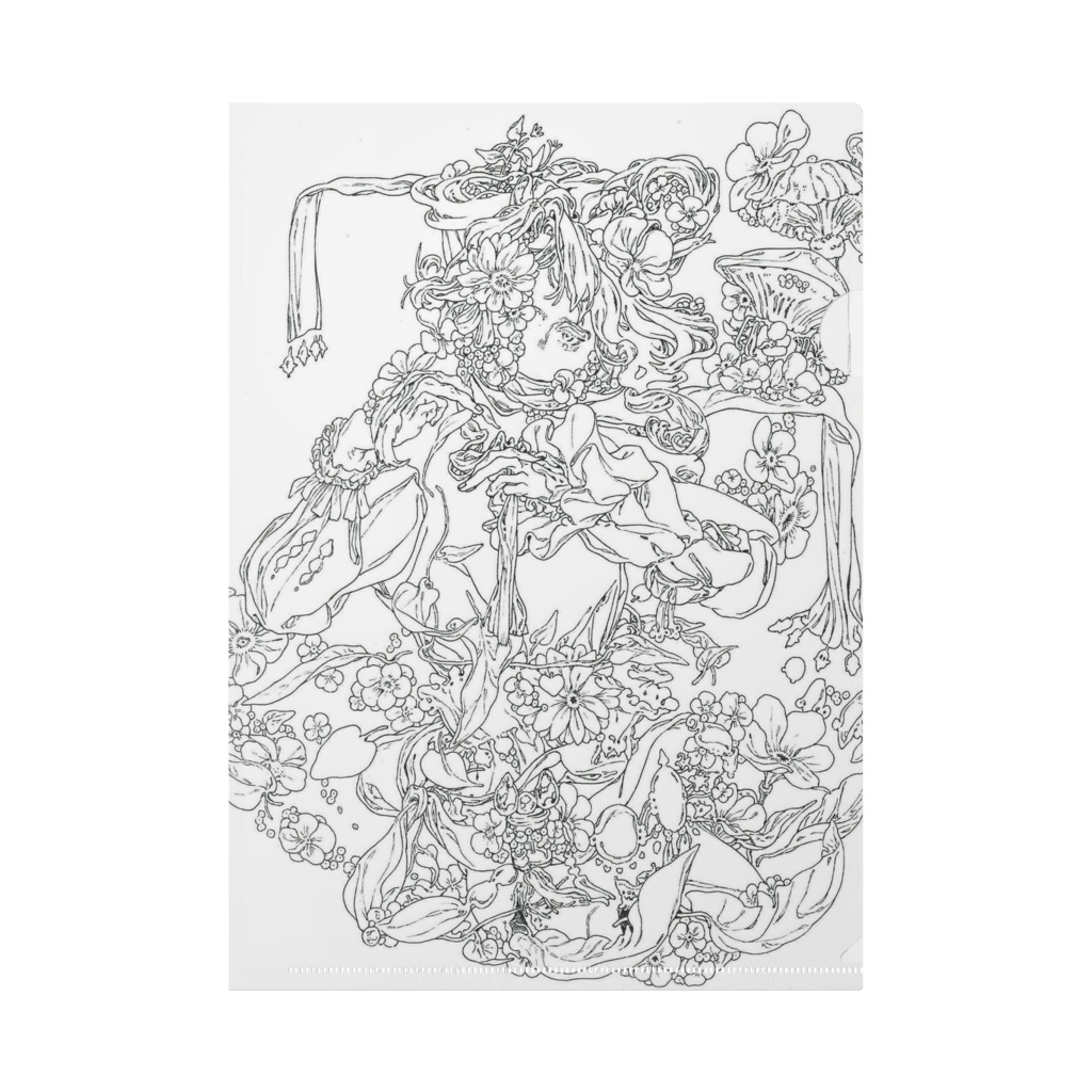 A4クリアファイル ❀ 001.