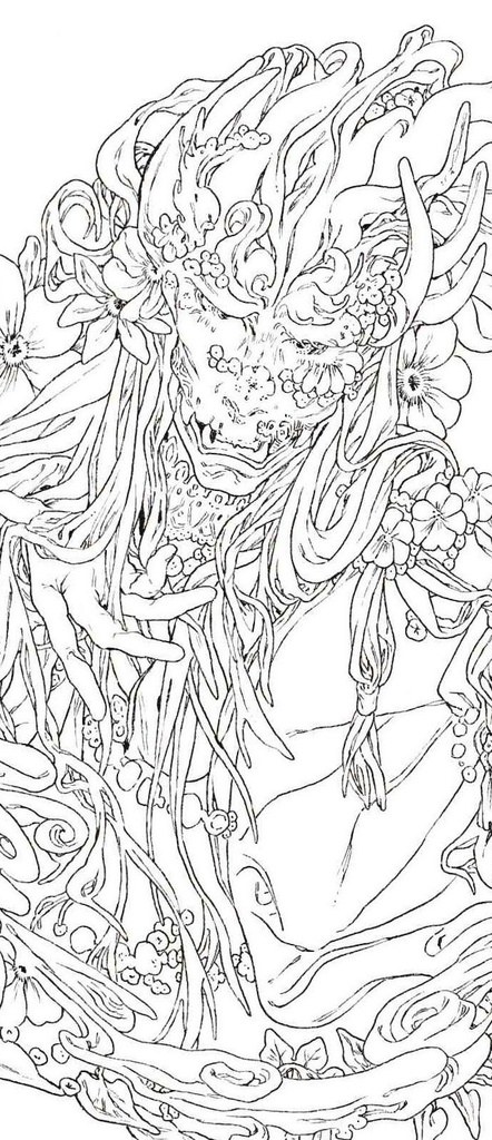 【手描き原画】Series JAPAN - 般若 (はんにゃ) -