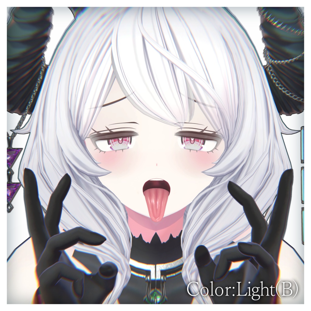 【ベリル専用】舌テクスチャ+マテリアル Tongue Texture & Material