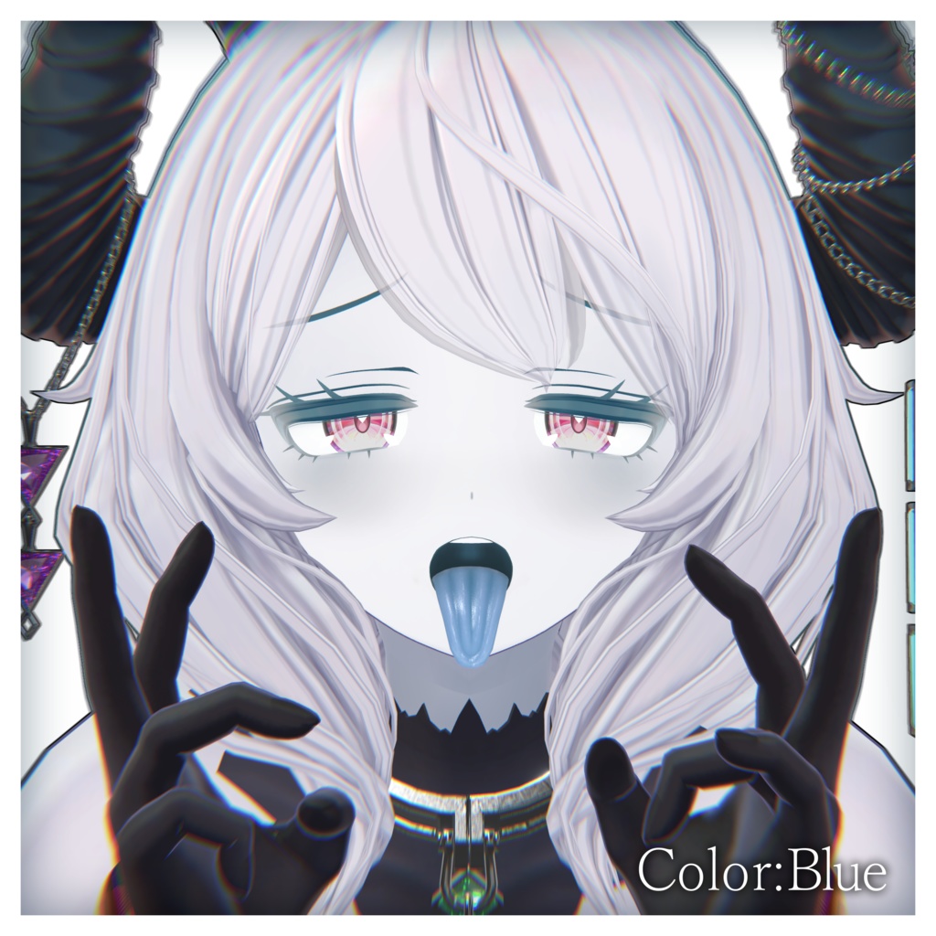 【ベリル専用】舌テクスチャ+マテリアル Tongue Texture & Material