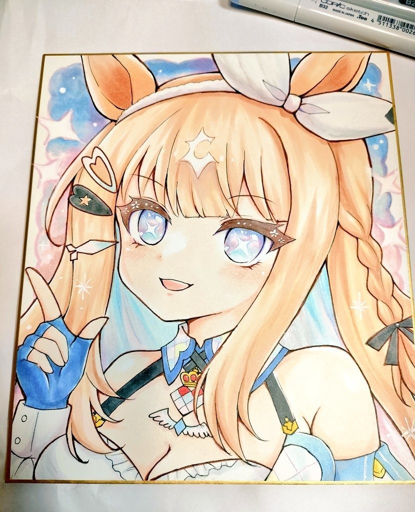 【中色紙】アーモンドアイ勝負服