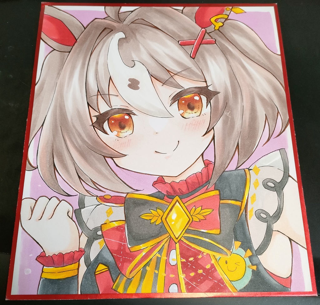 【中色紙】グランアレグリア勝負服
