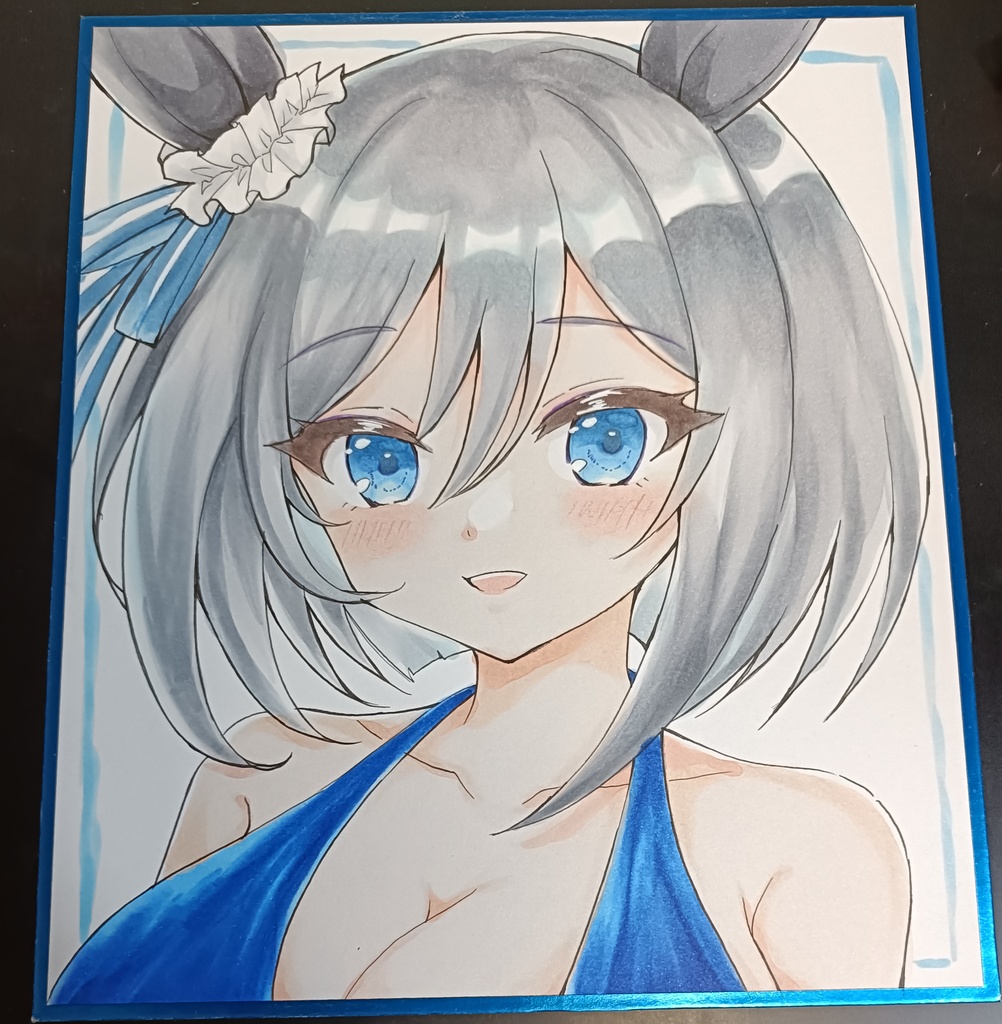 【中色紙】オグリキャップ/アドマイヤベガ/キタサン/ダイワスカーレット/エイシンフラッシュ/