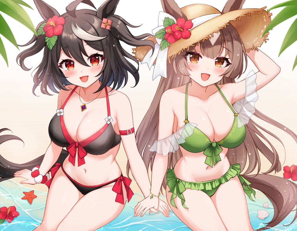 【こみトレ】水着キタサトタペストリーB2サイズ
