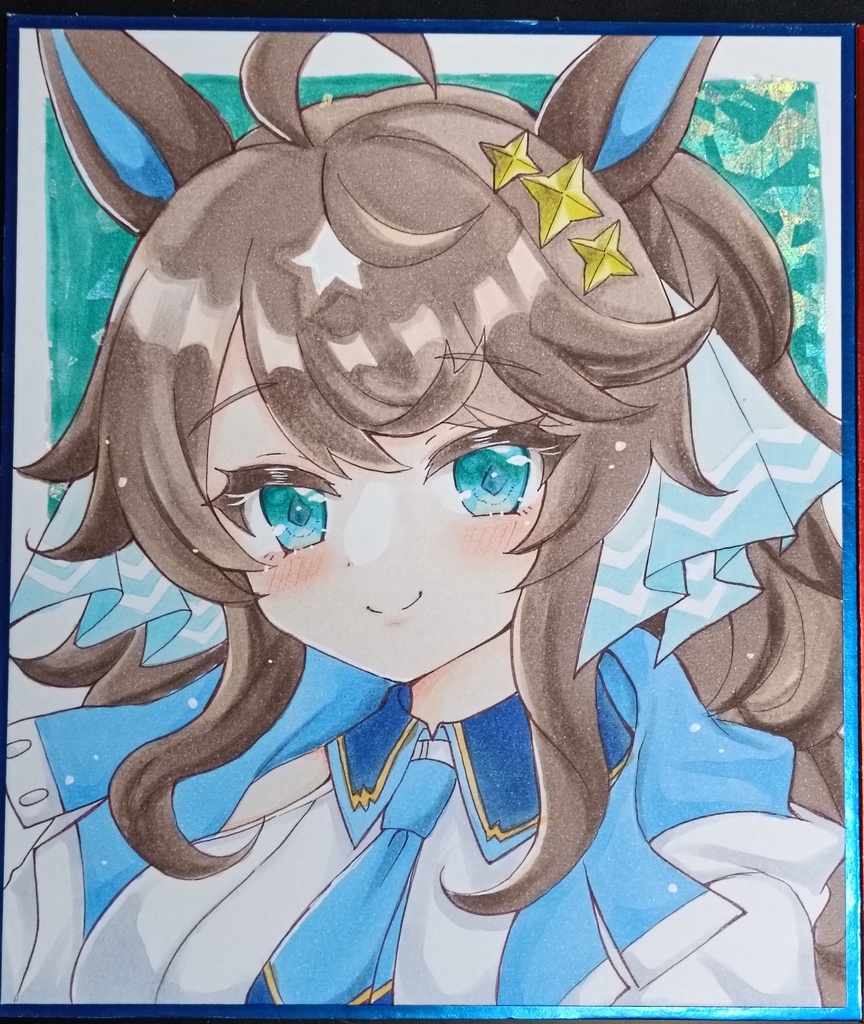 【中色紙】デアリングタクト/アーモンドアイ/クロノジェネシス/ブエナビスタ/ウインバリアシオン/