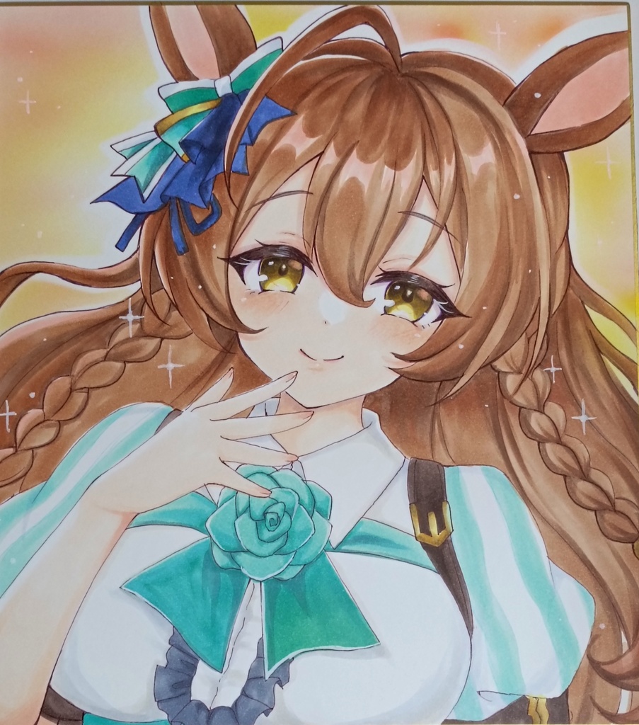 【大色紙】①メジロブライト②メジロマックイーン