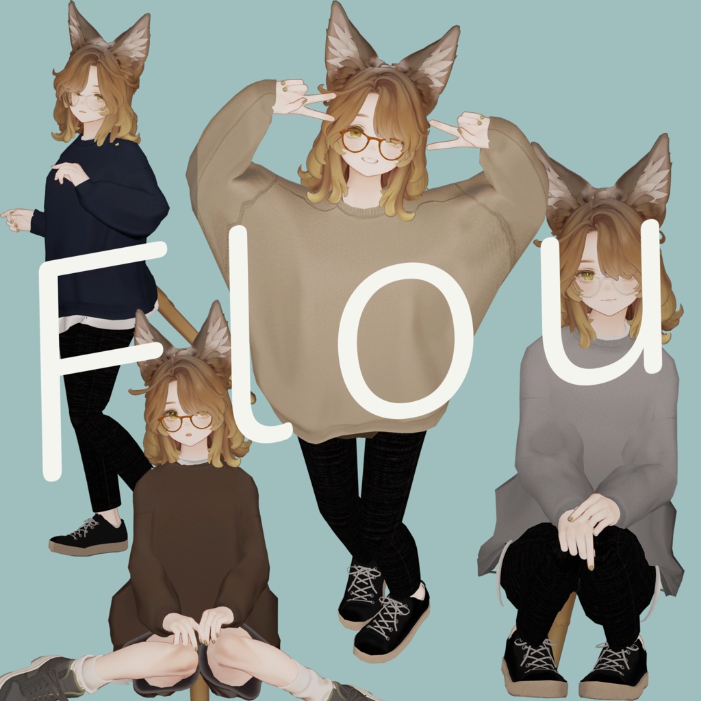 Flou -Yuttari wear for Chilltime-