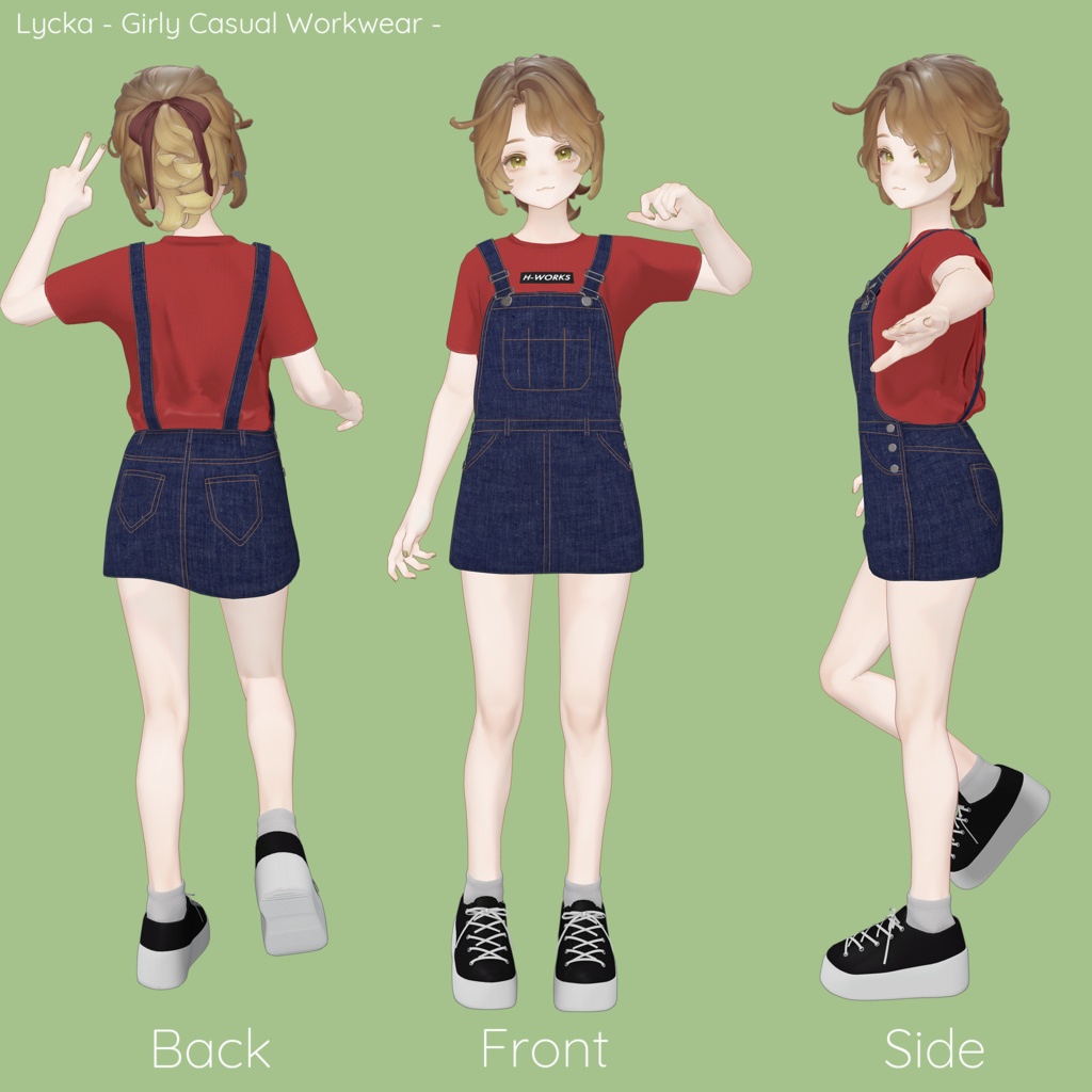 Lycka - Girly Casual Workwear - (4 avatars)