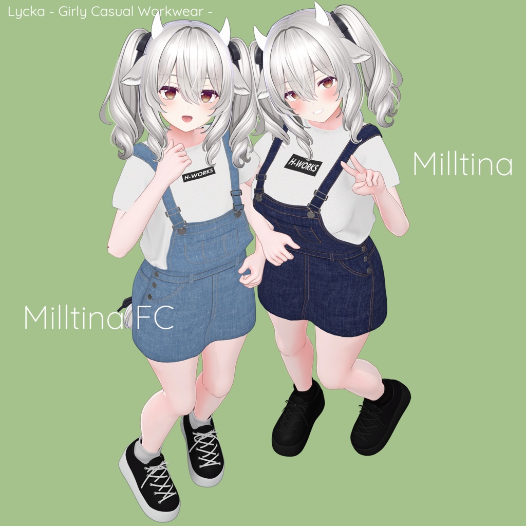 Lycka - Girly Casual Workwear - (4 avatars)