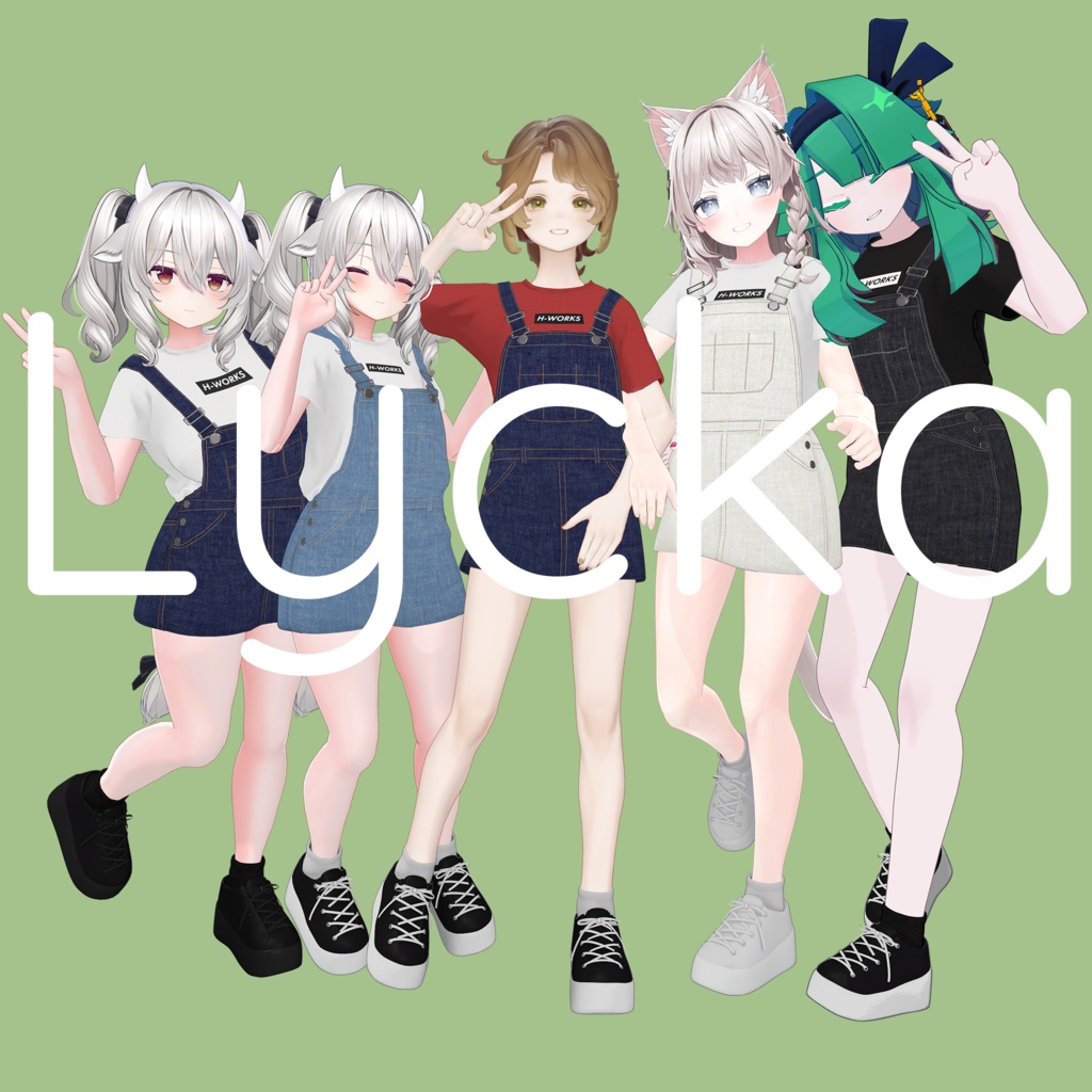 Lycka - Girly Casual Workwear - (4 avatars)
