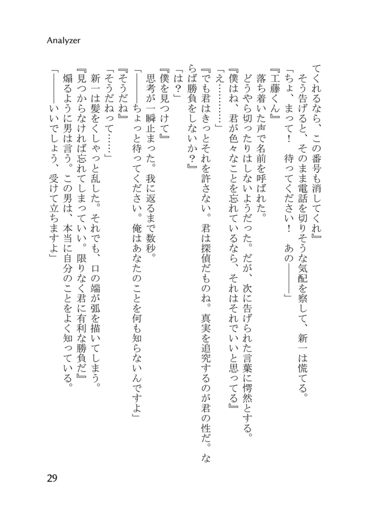 アナライザー