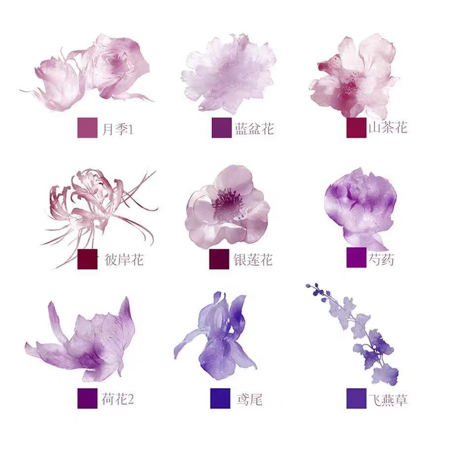 Procreate 花の物語ブラシ-2 45本 - HHW - BOOTH