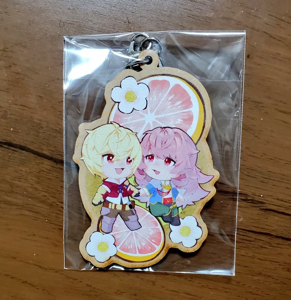 【Dozen Rose FES.2023】アルユリ木製キーホルダー