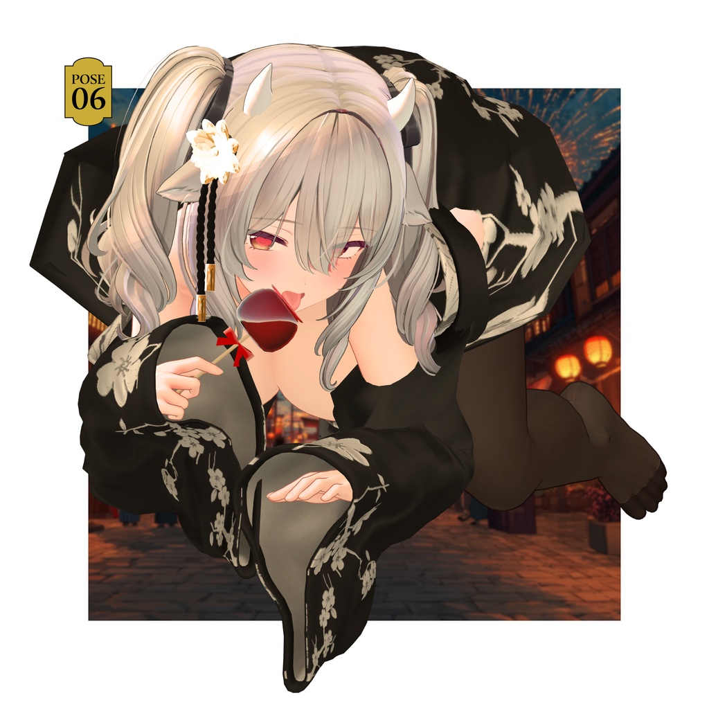 【無料有/ポーズセット】8月号『祭に堕ちる甘い蜜』~ミルティナ編~