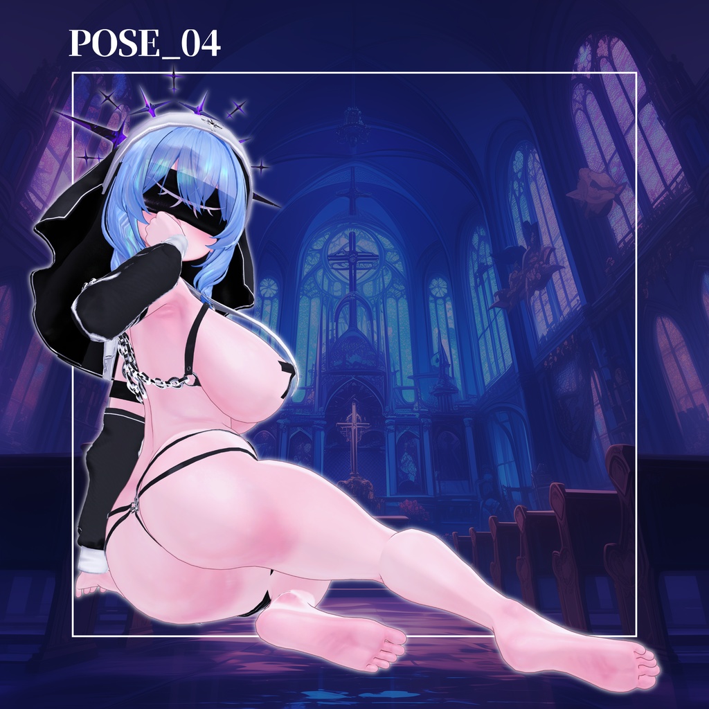 【無料有/ポーズセット】11月号『祈りは闇へと沈む』