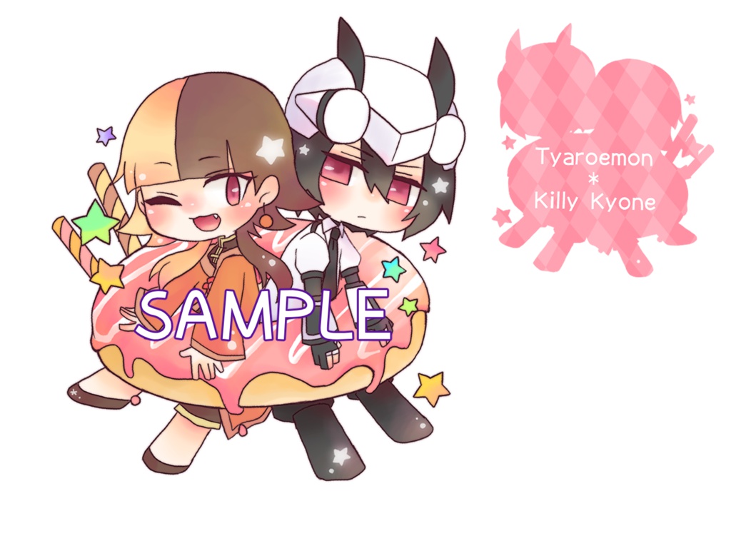 アクリルキーホルダー(ドーナツ)