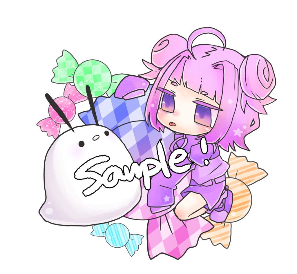 ちゅんこ豆＆ねむたみ。アクリルキーホルダー