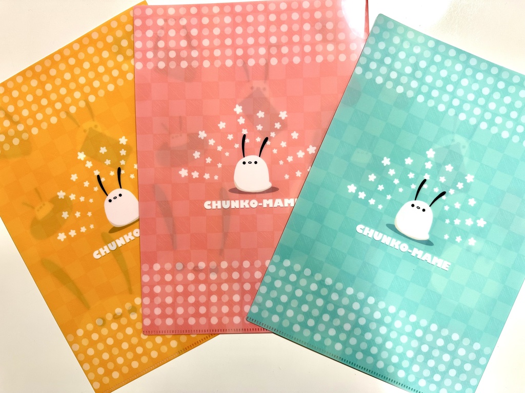 ちゅんこ豆クリアファイル