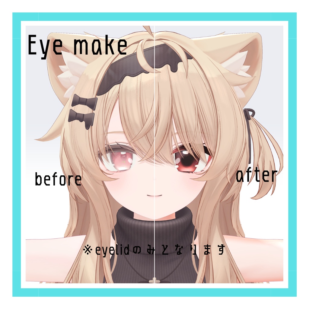 Eku Anime eye texture & make texture & material