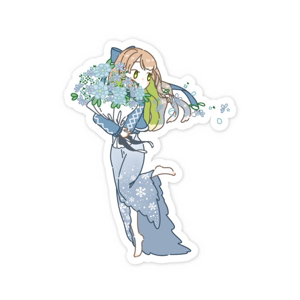 お花みまステッカー