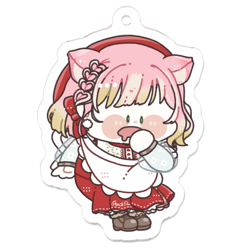 おいしいアクリルキーホルダーver.おむ