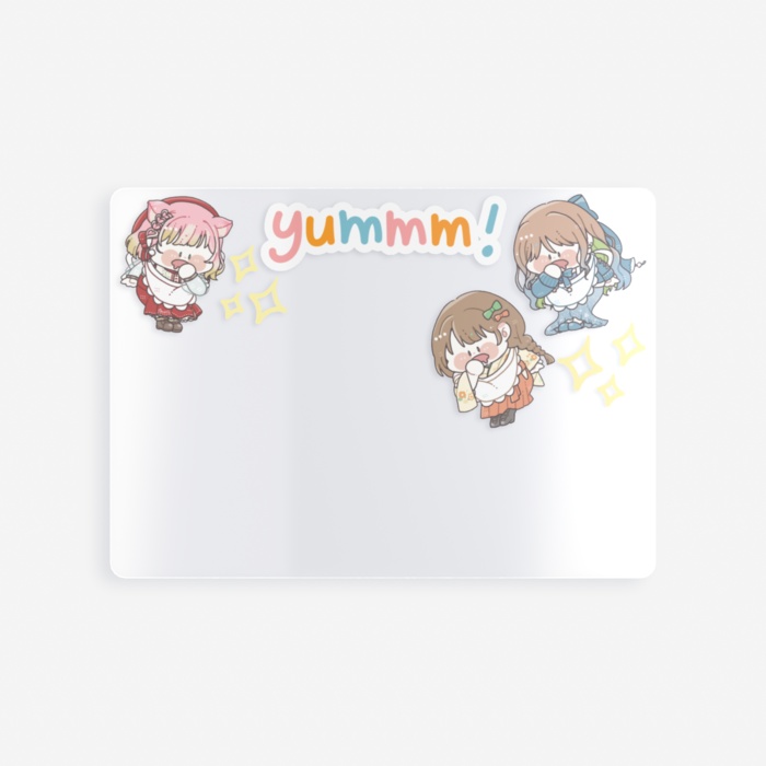 おいしそうだね~クリアカード
