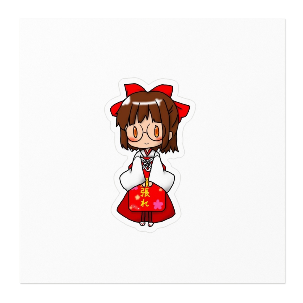 復刻‼️巫女さんステッカー