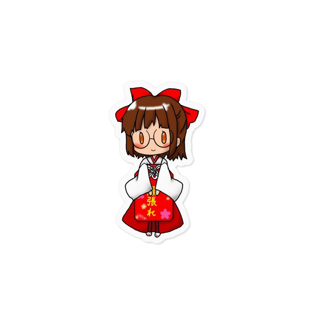 復刻‼️巫女さんステッカー