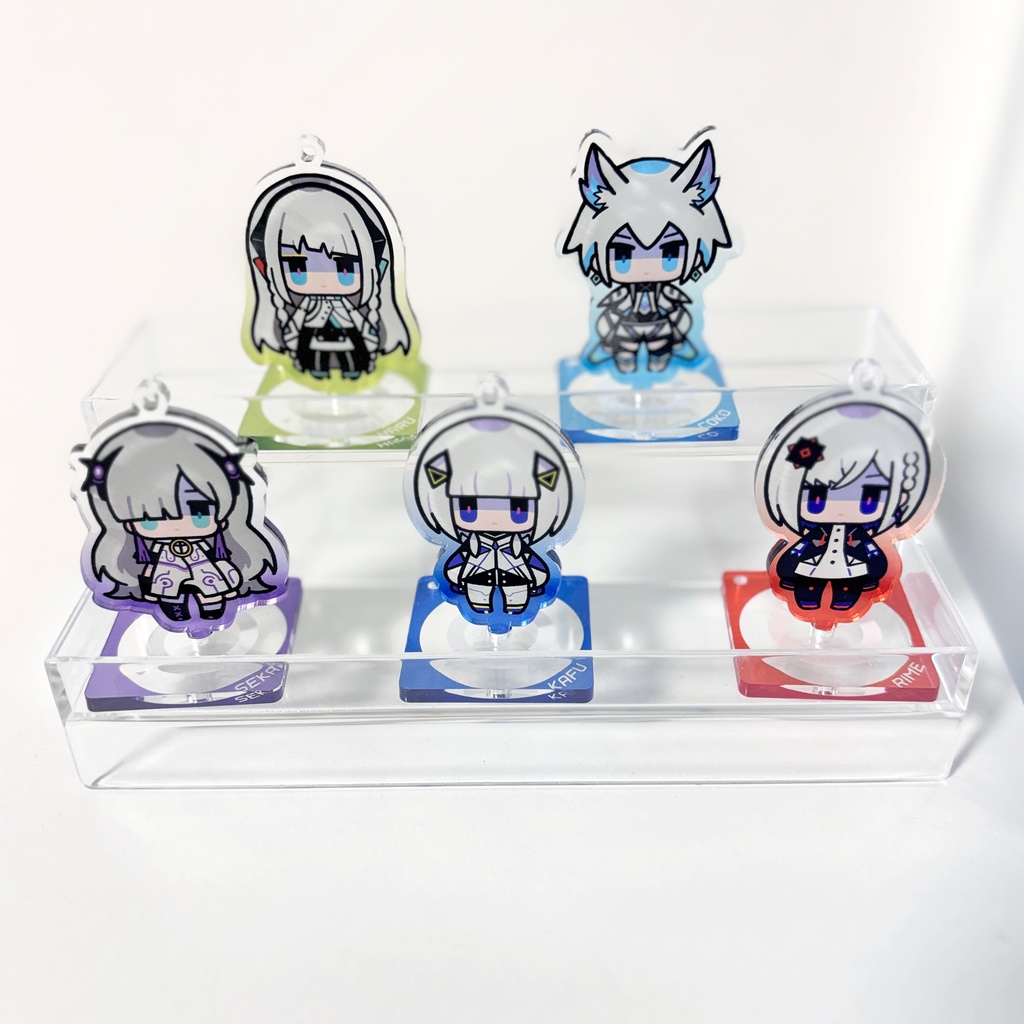 音楽的同位体 デフォルメアクリルキーホルダー&スタンド【可不・星界・裏命・狐子・羽累】