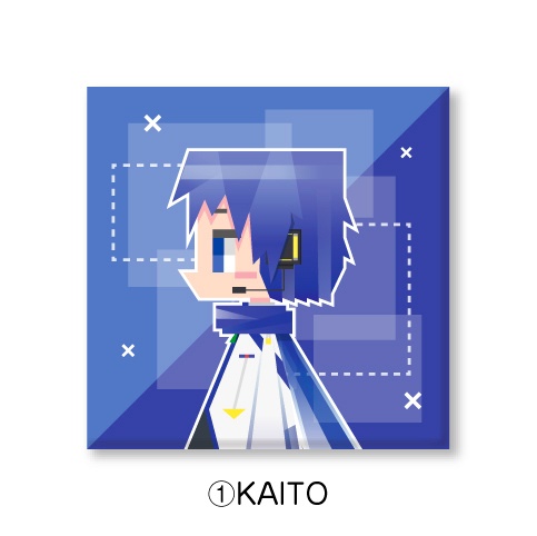 VOCALOID ピアプロキャラクターズ スクエア缶バッジ