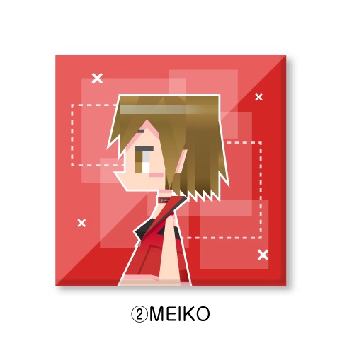 VOCALOID ピアプロキャラクターズ スクエア缶バッジ