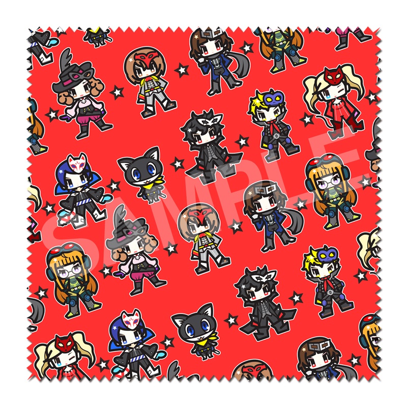 ペルソナ５　デフォルメ怪盗団　マルチクリーナークロス