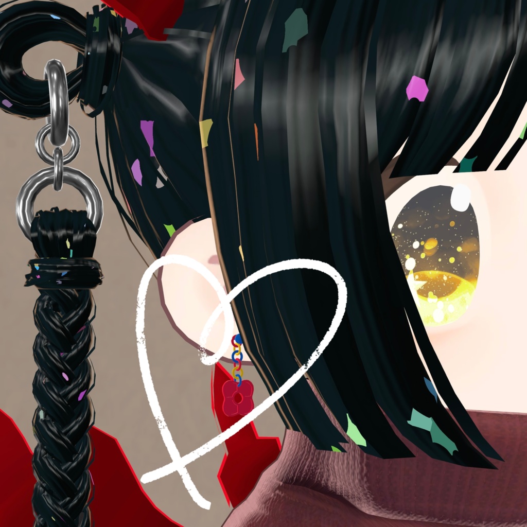 おはじきピアス
