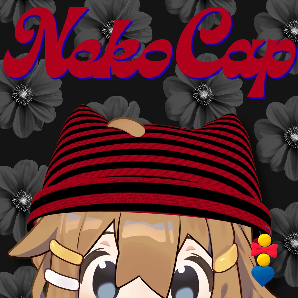 ねこねこキャップ