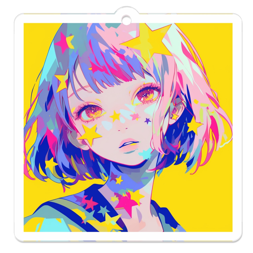 Zoe スター アクリルキーホルダー