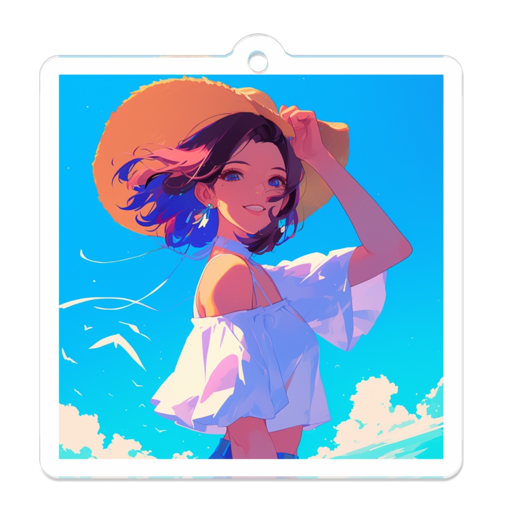 Summer girl キーホルダー