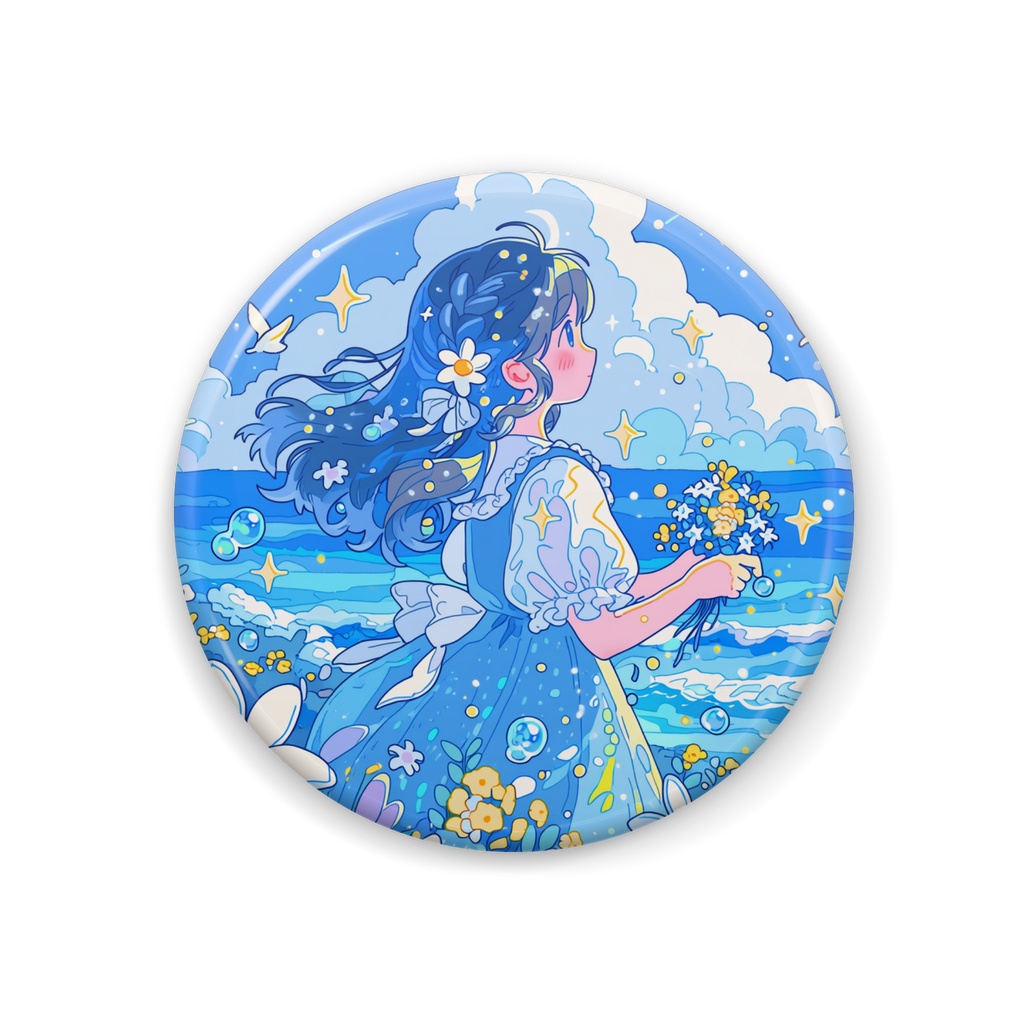 Ocean girl オリジナル缶バッジ