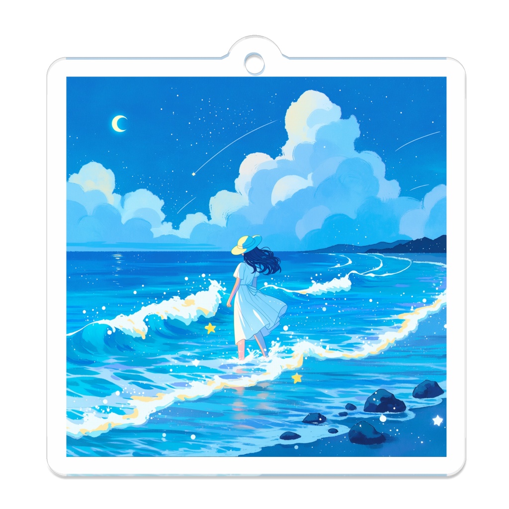 Ocean girl オリジナルキーホルダー