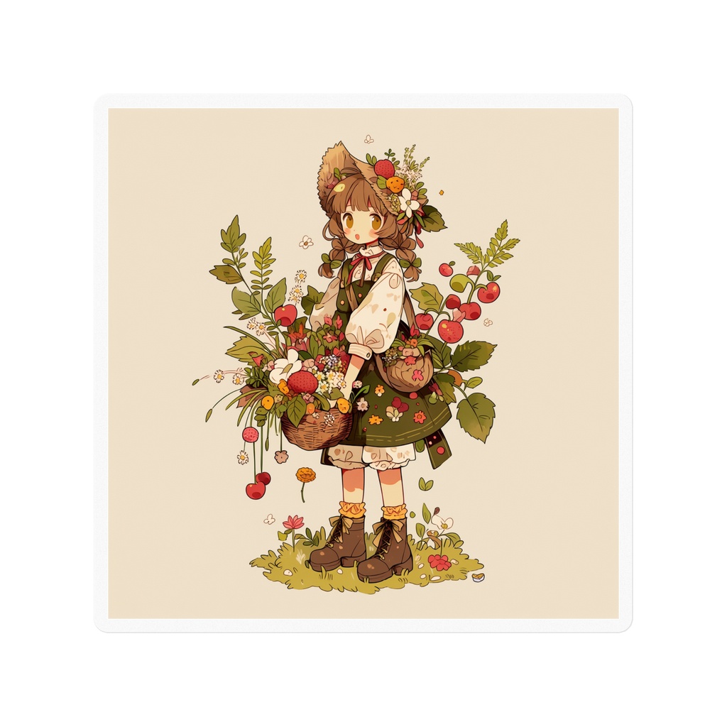 Nature girl　オリジナルステッカー