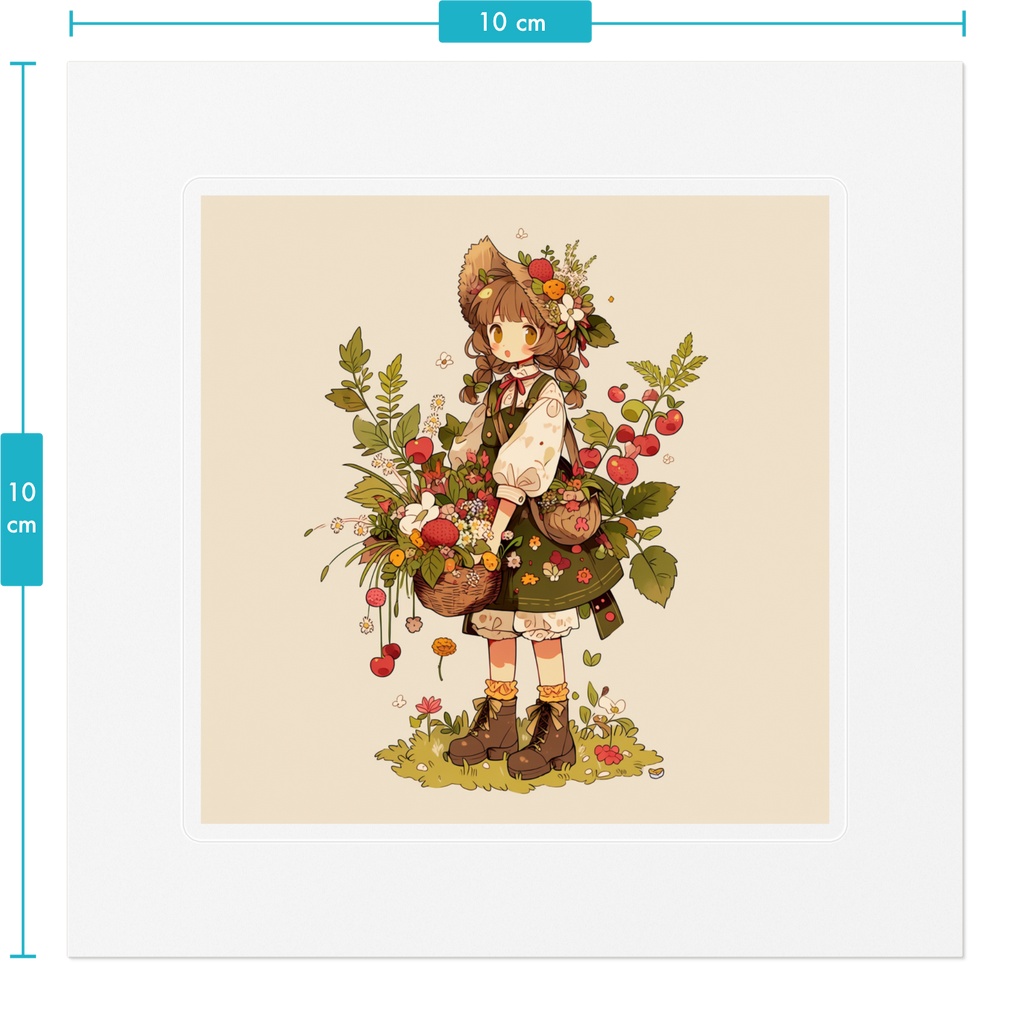 Nature girl オリジナルステッカー