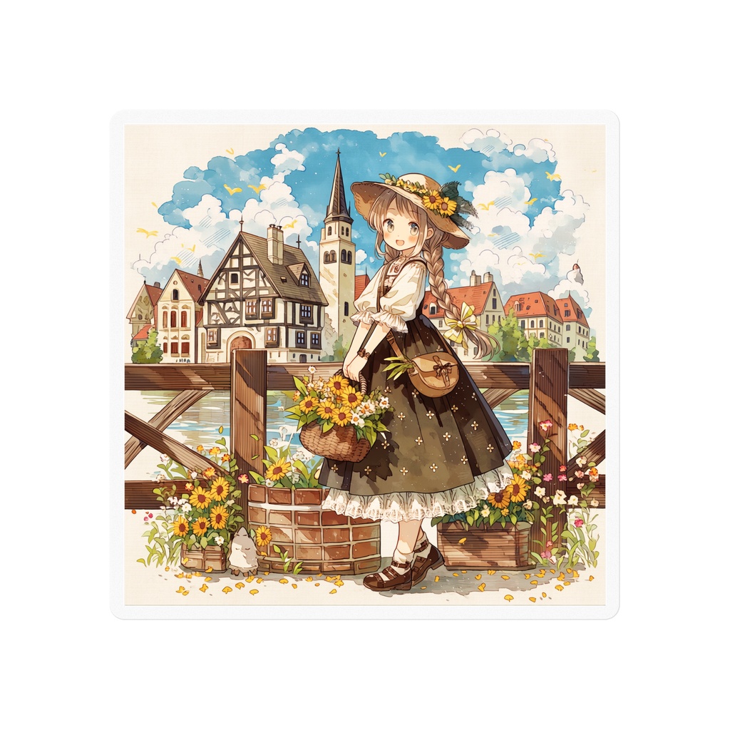 花咲く街の小さな魔女