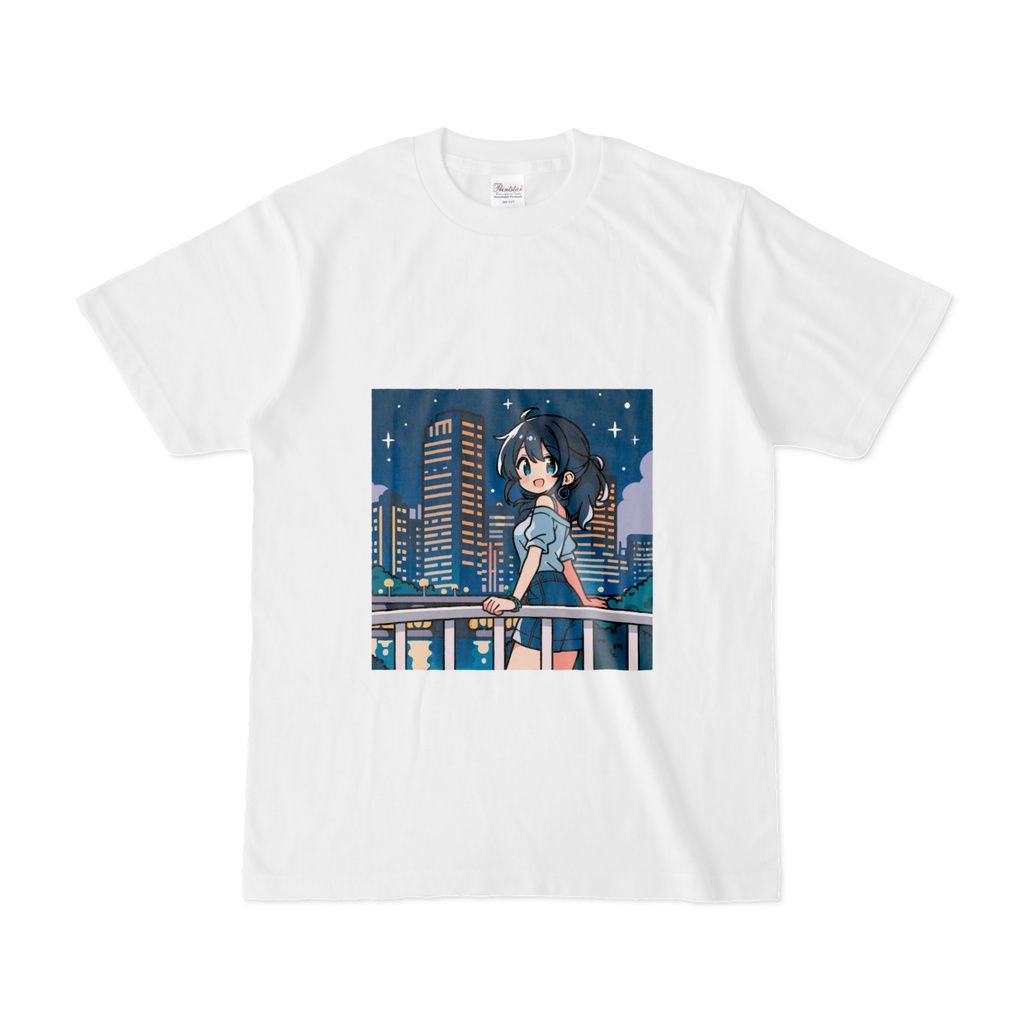 夜風と青い街