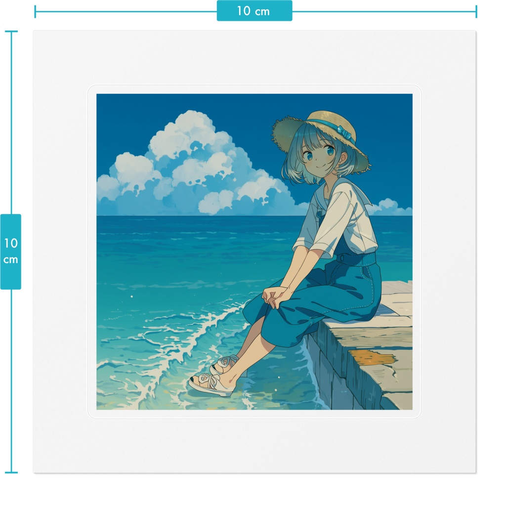 夏色の海辺