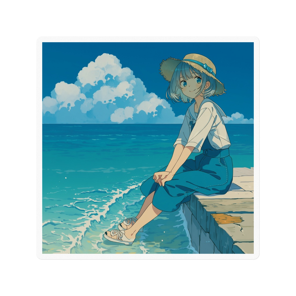 夏色の海辺