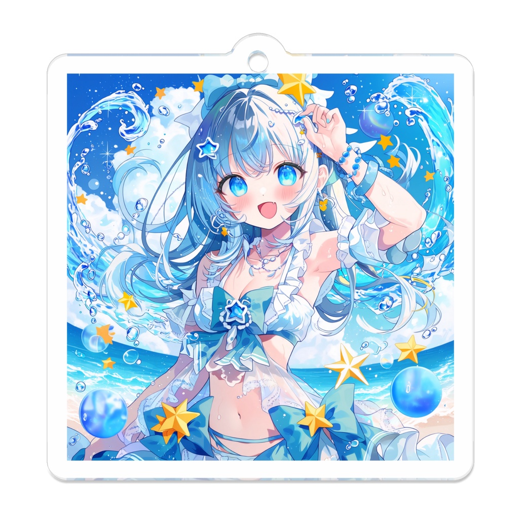 きらめく海の少女
