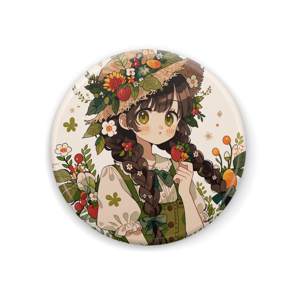花咲く森の少女