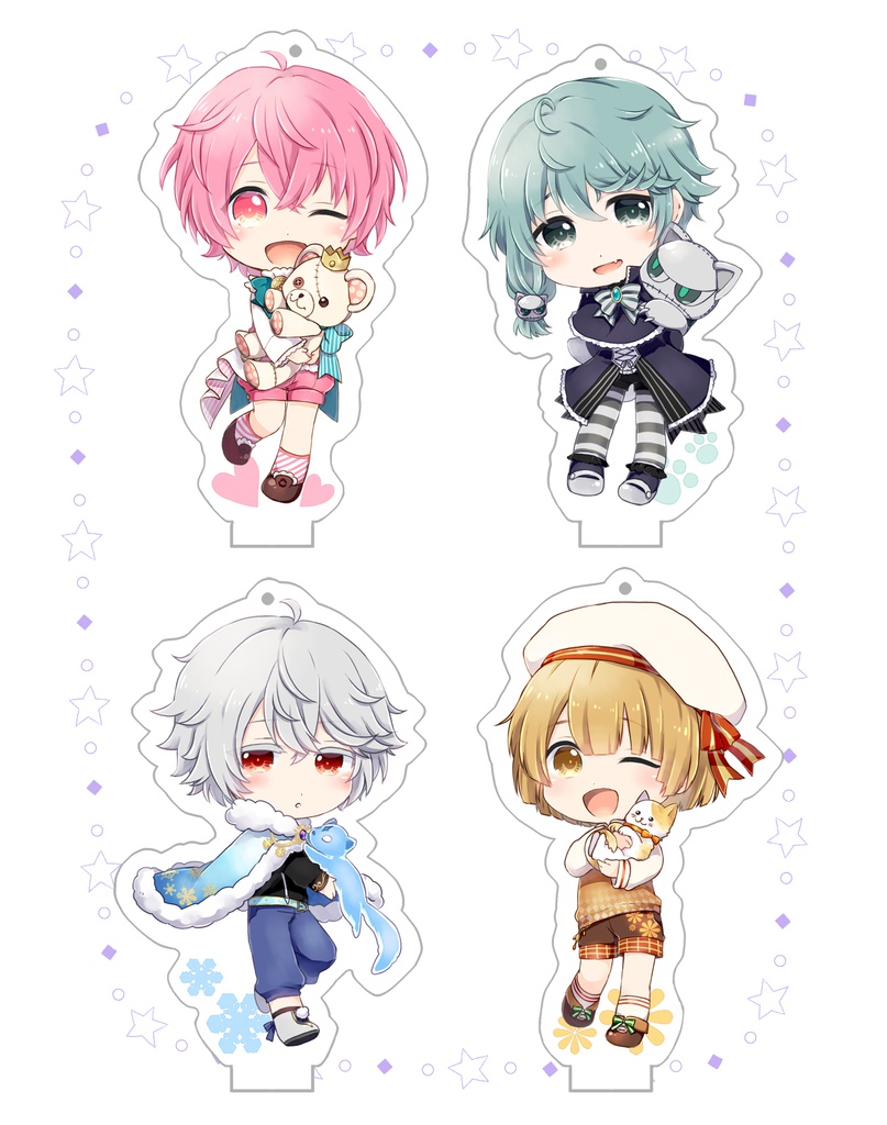 アクリルスタンドボールチェーン