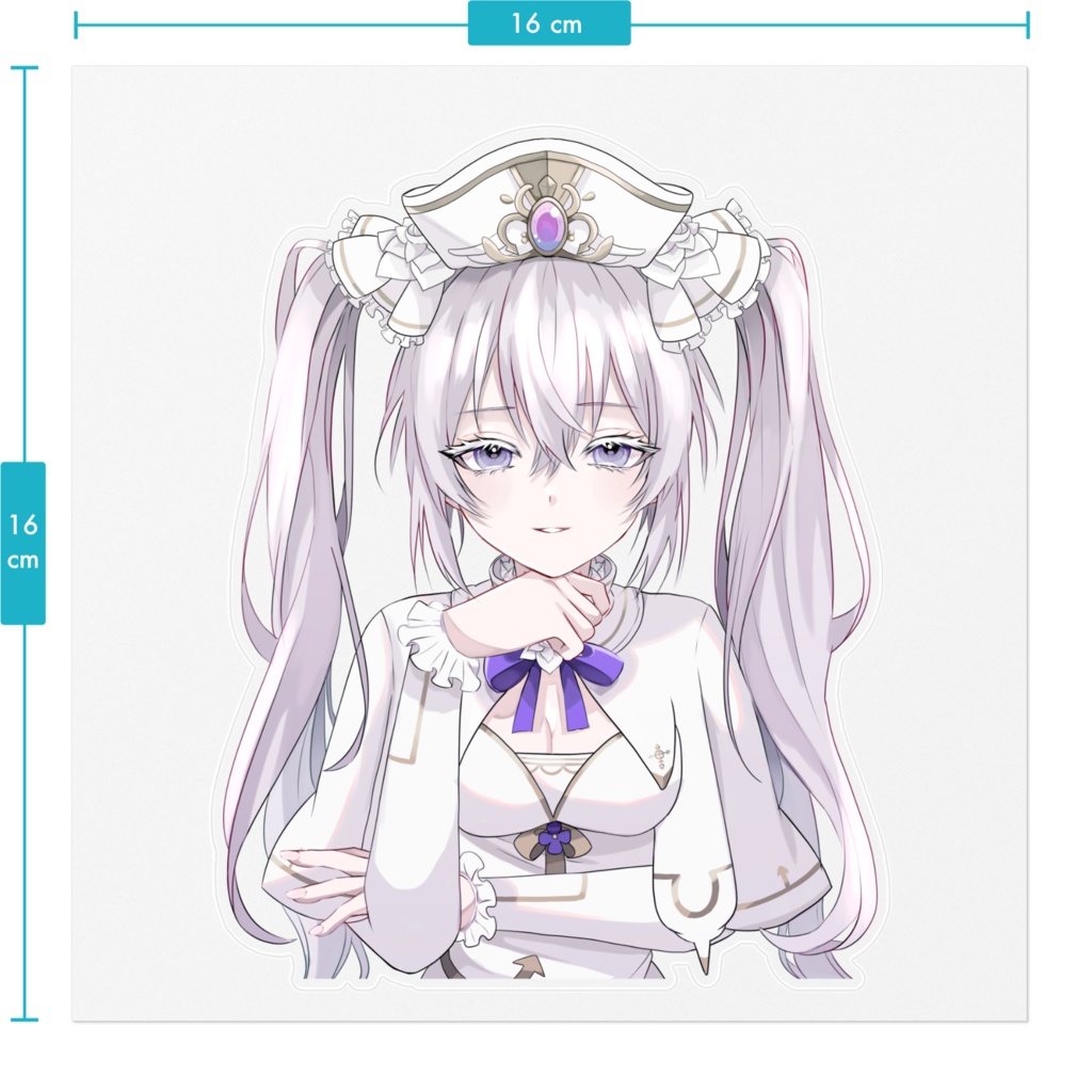 九条ゼロ2周年記念イラストステッカー